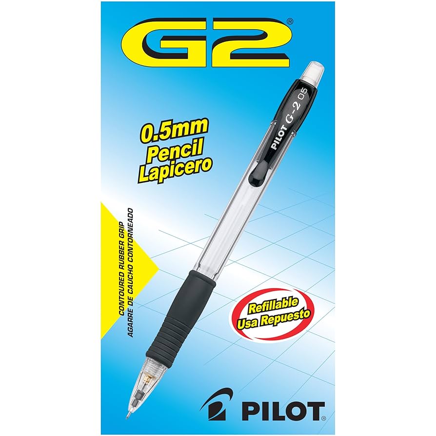 Amazon.com : Pilot G2 Mechanical Pencil, 0.5 Mm, Hb (#2.5